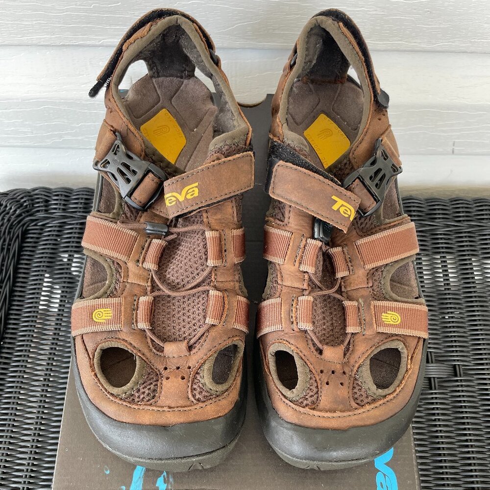 Teva Men's Omnium Sandal, Brown,11.5 M US